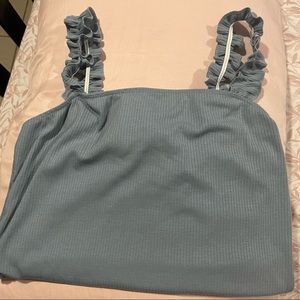 Ruffle straps bodysuit